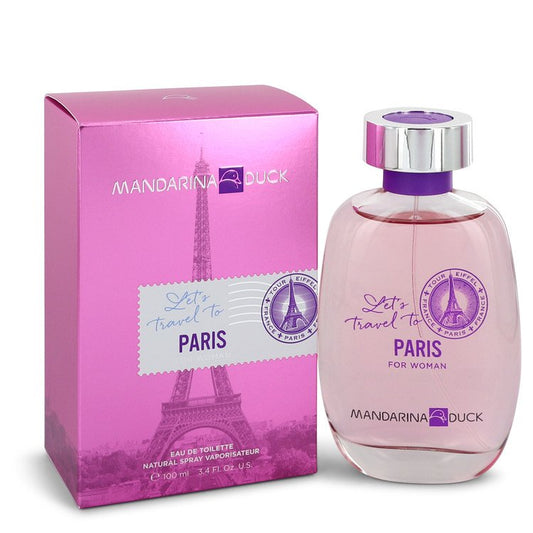 Mandarina Duck Let's Travel to Paris by Mandarina Duck Eau De Toilette Spray 3.4 oz for Women - Thesavour
