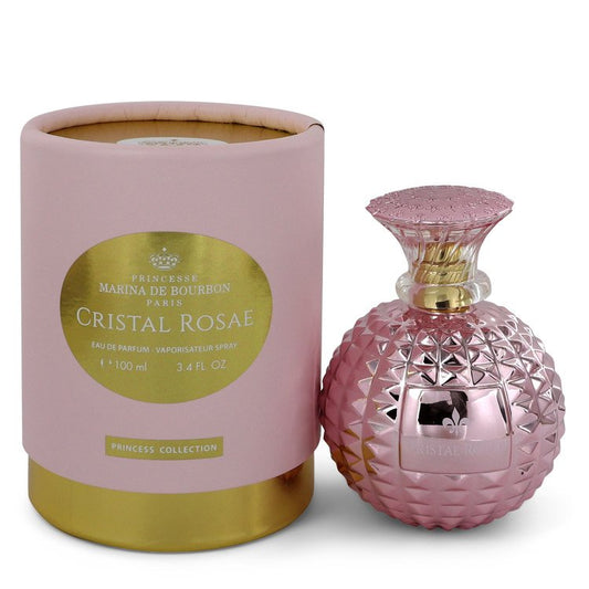 Marina De Bourbon Cristal Rosae by Marina De Bourbon Eau De Parfum Spray 3.4 oz for Women - Thesavour