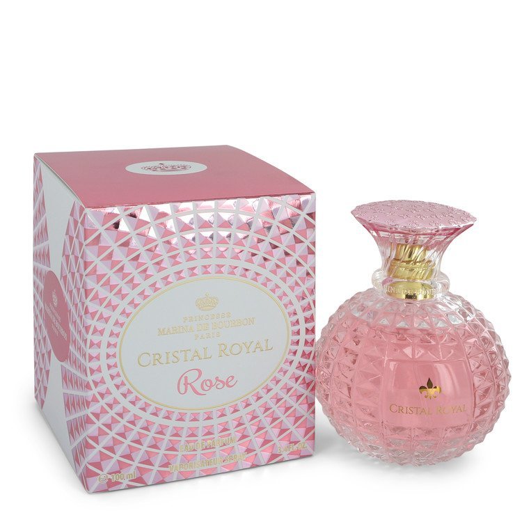 Marina De Bourbon Cristal Royal Rose by Marina De Bourbon Eau De Parfum Spray 3.4 oz for Women - Thesavour