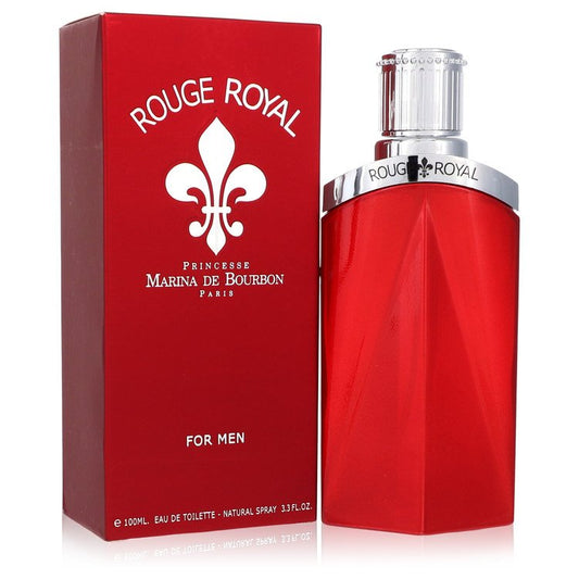MARINA DE BOURBON Rouge Royal by Marina De Bourbon Eau De Toilette Spray 3.3 oz for Men - Thesavour