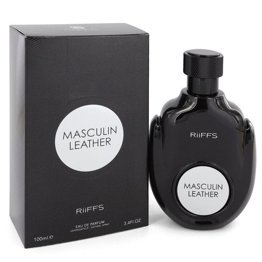 Masculin Leather by Riiffs Eau De Parfum Spray 3.4 oz for Men - Thesavour