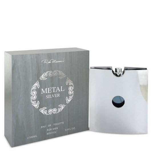 Metal Silver by Ron Marone Eau De Toilette Spray 3.4 oz for Men - Thesavour