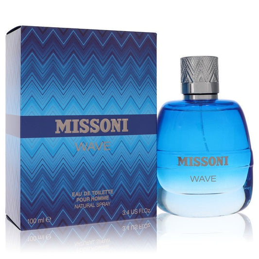 Missoni Wave by Missoni Eau De Toilette Spray 3.4 oz for Men - Thesavour