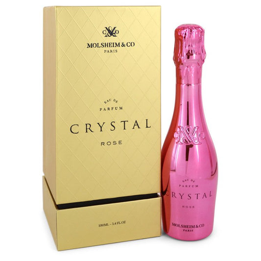 Molsheim Crystal Rose by Molsheim & Co Eau De Parfum Spray 3.4 oz for Women - Thesavour