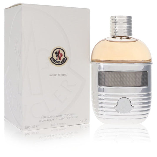 Moncler by Moncler Eau De Parfum Spray (Refillable + LED Screen) 5 oz for Women - Thesavour