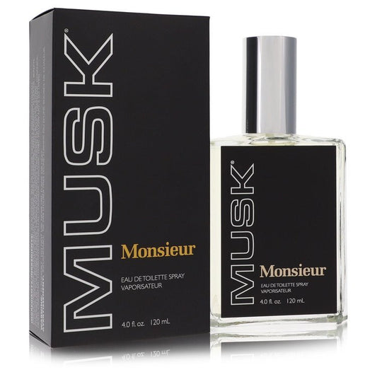 MONSIEUR MUSK by Dana Eau De Toilette Spray 4 oz for Men - Thesavour