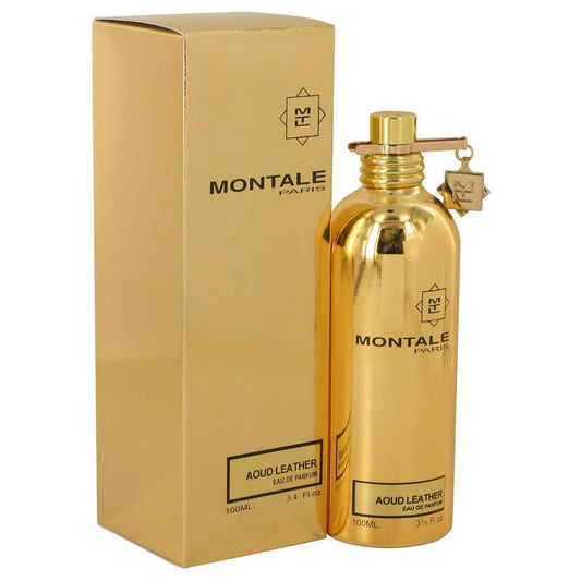 Montale Aoud Leather by Montale Eau De Parfum Spray (Unisex) 3.4 oz for Women - Thesavour