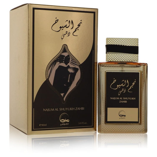 Najum Al Shuyukh Zahbi by Khususi Eau De Parfum Spray 3 oz for Men - Thesavour