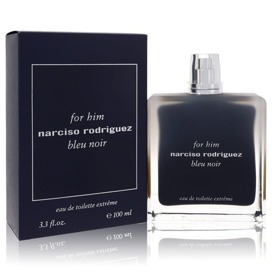 Narciso Rodriguez Bleu Noir Extreme by Narciso Rodriguez Eau De Toilette Spray 3.3 oz for Men - Thesavour
