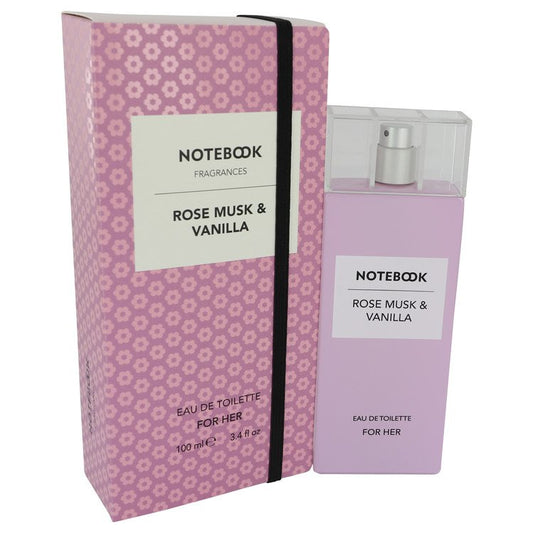 Notebook Rose Musk & Vanilla by Selectiva SPA Eau De Toilette Spray 3.4 oz for Women - Thesavour
