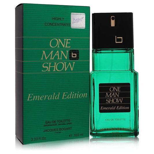 One Man Show Emerald by Jacques Bogart Eau De Toilette Spray 3.4 oz for Men - Thesavour