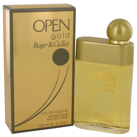 Open Gold by Roger & Gallet Eau De Toilette Spray 3.3 oz for Men - Thesavour