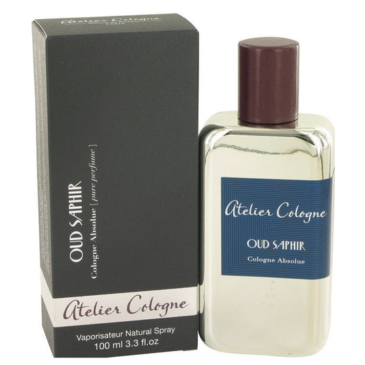 Oud Saphir by Atelier Cologne Pure Perfume Spray 3.3 oz for Men - Thesavour