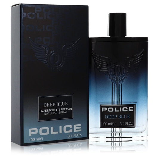 Police Deep Blue by Police Colognes Eau De Toilette Spray 3.4 oz for Men - Thesavour