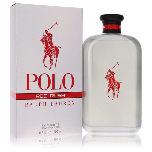 Polo Red Rush by Ralph Lauren Eau De Toilette Spray 6.7 oz for Men - Thesavour