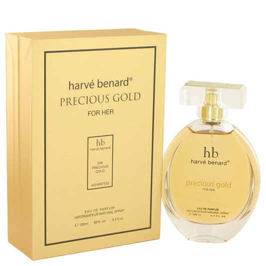 Precious Gold by Harve Benard Eau De Parfum Spray 3.4 oz for Women - Thesavour