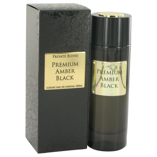 Private Blend Premium Amber Black by Chkoudra Paris Eau De Parfum Spray 3.4 oz for Men - Thesavour