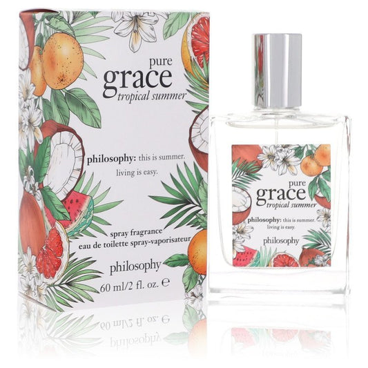 Pure Grace Tropical Summer by Philosophy Eau De Toilette Spray (Unisex) 2 oz for Women - Thesavour