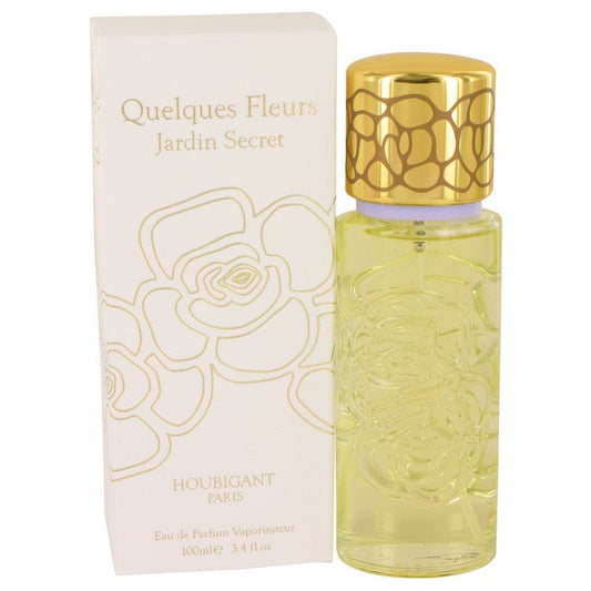Quelques Fleurs Jardin Secret by Houbigant Eau De Parfum Spray 3.4 oz for Women - Thesavour