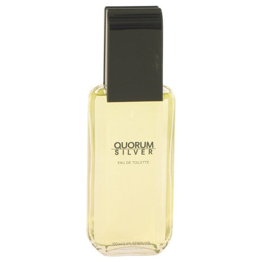 Quorum Silver by Puig Eau De Toilette Spray (unboxed) 3.4 oz for Men - Thesavour