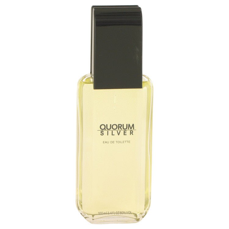 Quorum Silver by Puig Eau De Toilette Spray (unboxed) 3.4 oz for Men - Thesavour