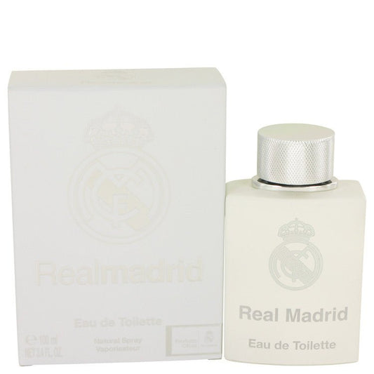 Real Madrid by AIR VAL INTERNATIONAL Eau De Toilette Spray 3.4 oz for Men - Thesavour