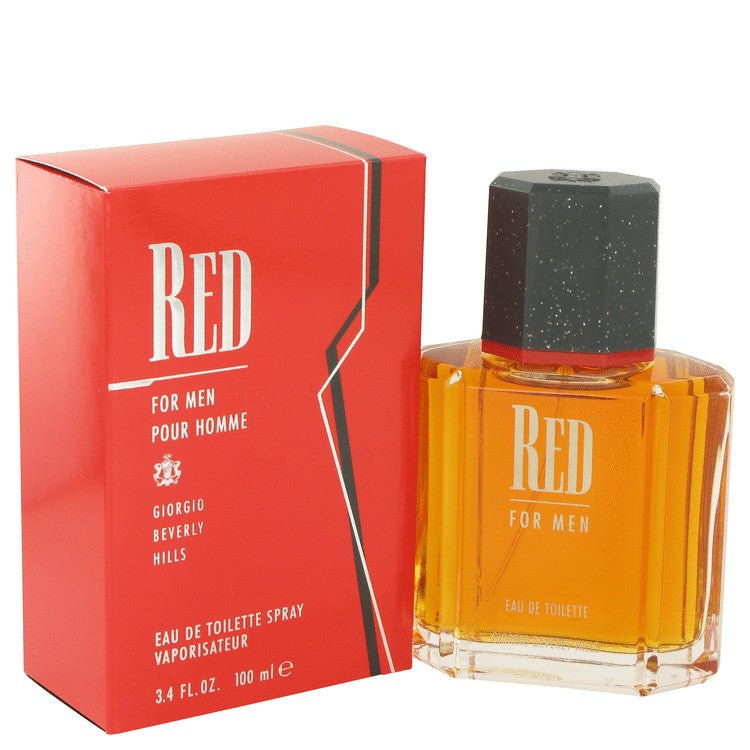 RED by Giorgio Beverly Hills Eau De Toilette Spray 3.4 oz for Men - Thesavour
