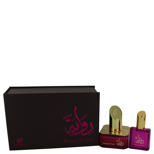 Riwayat El Ta'if by Afnan Eau De Parfum Spray + Free .67 oz Travel EDP Spray 1.7 oz for Women - Thesavour