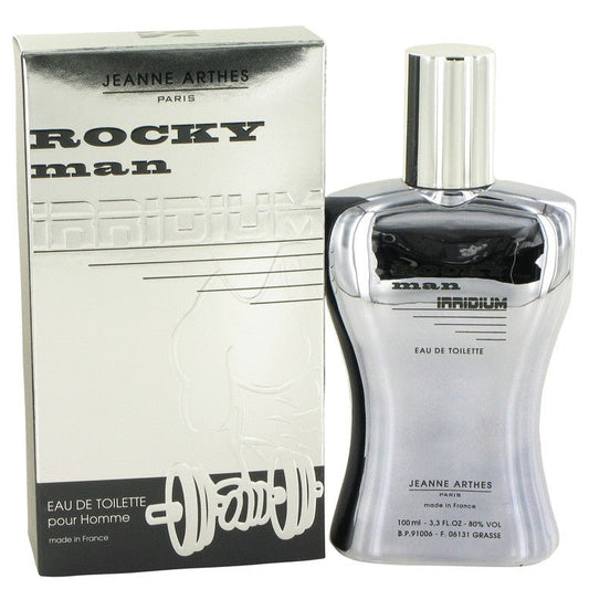 Rocky Man Irridium by Jeanne Arthes Eau De Toilette Spray 3.4 oz for Men - Thesavour