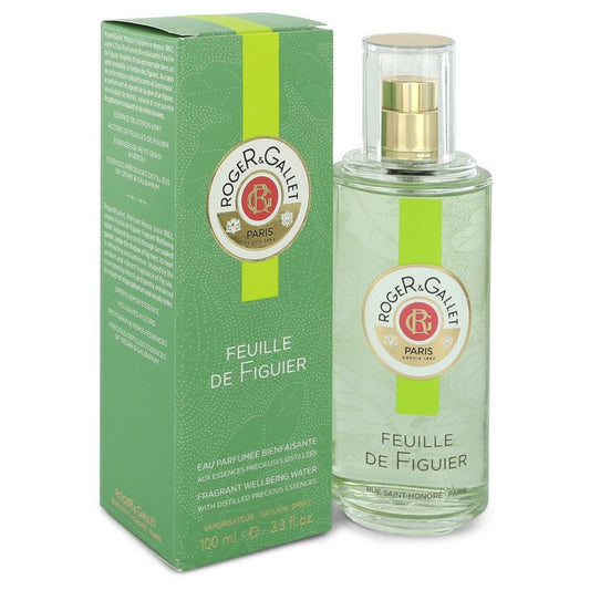 Roger & Gallet Feuille De Figuier by Roger & Gallet Fragrant Wellbeing Water Spray (Unisex) 3.3 oz for Men - Thesavour