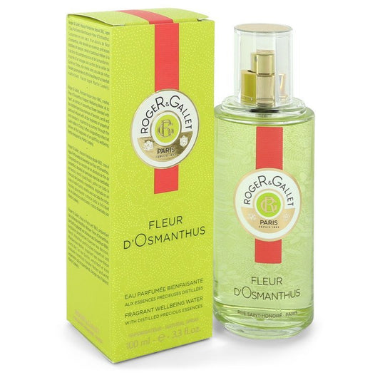 Roger & Gallet Fleur D'Osmanthus by Roger & Gallet Fragrant Wellbeing Water Spray 3.3 oz for Women - Thesavour