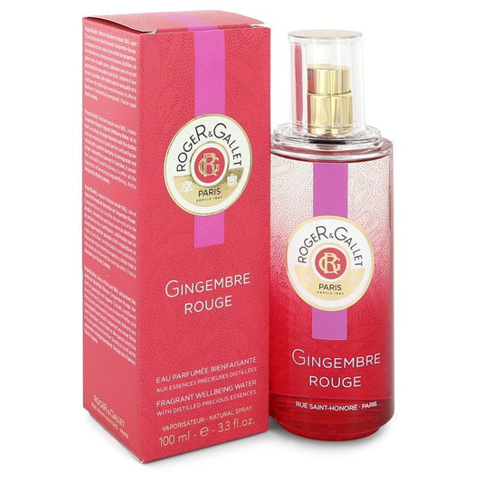 Roger & Gallet Gingembre Rouge by Roger & Gallet Fragrant Wellbeing Water Spray 3.3 oz for Women - Thesavour