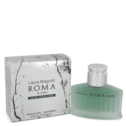 Roma Uomo Cedro by Laura Biagiotti Eau De Toilette Spray 2.5 oz for Men - Thesavour