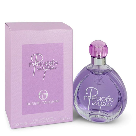 Sergio Tacchini Precious Purple by Sergio Tacchini Eau De Toilette Spray 3.3 oz for Women - Thesavour