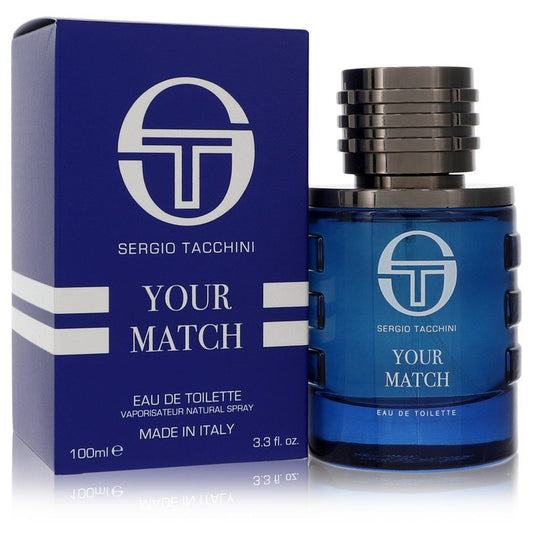 Sergio Tacchini Your Match by Sergio Tacchini Eau De Toilette Spray 3.3 oz for Men - Thesavour