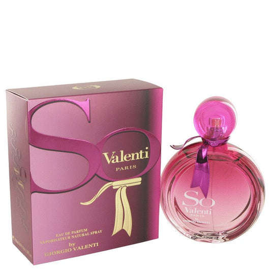 So Valenti by Giorgio Valenti Eau De Parfum Spray 3.3 oz for Women - Thesavour