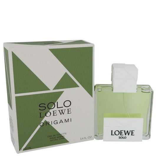 Solo Loewe Origami by Loewe Eau De Toilette Spray 3.4 oz for Men - Thesavour