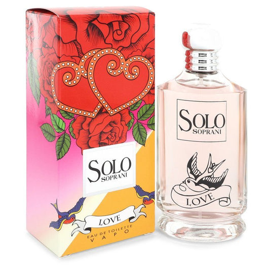Solo Love by LUCIANO SOPRANI Eau De Toilette Spray 3.4 oz for Women - Thesavour