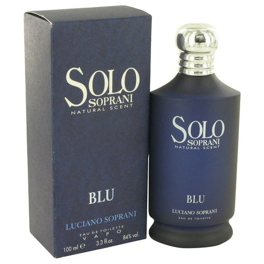 Solo Soprani Blu by Luciano Soprani Eau De Toilette Spray 3.3 oz for Men - Thesavour