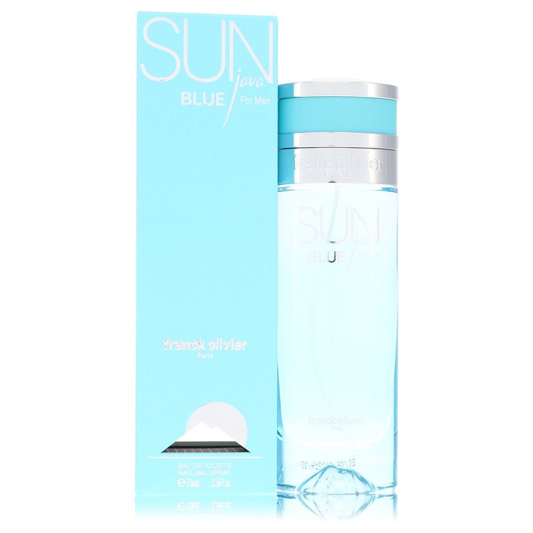 Sun Java Blue by Franck Olivier Eau De Toilette Spray 2.5 oz for Men - Thesavour