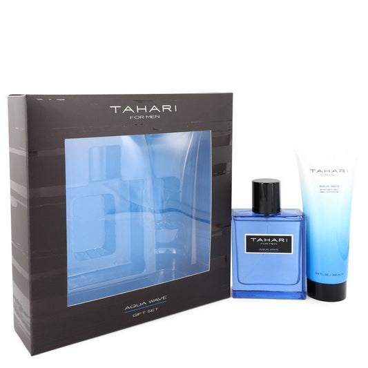 Tahari Aqua Wave by Tahari Gift Set -- 3.4 oz Eau De Toilette Spray + 3.4 oz Shower Gel for Men - Thesavour