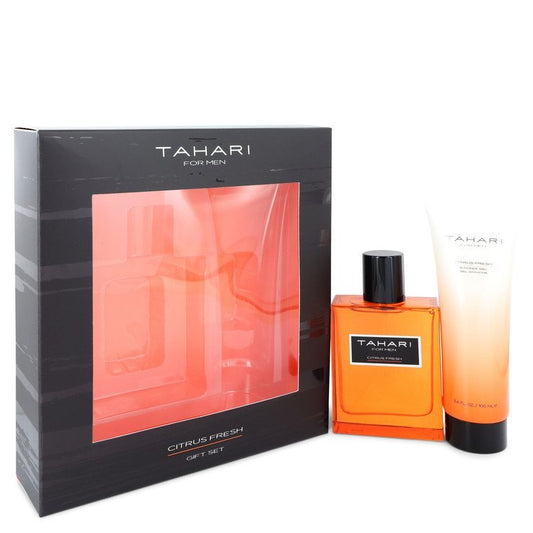 Tahari Citrus Fresh by Tahari Gift Set -- 3.4 oz Eau De Toilette Spray + 3.4 oz Shower Gel for Men - Thesavour