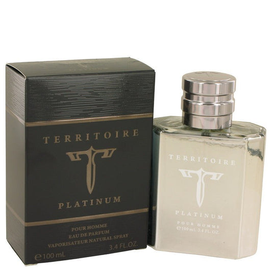 Territoire Platinum by YZY Perfume Eau De Parfum Spray 3.4 oz for Men - Thesavour
