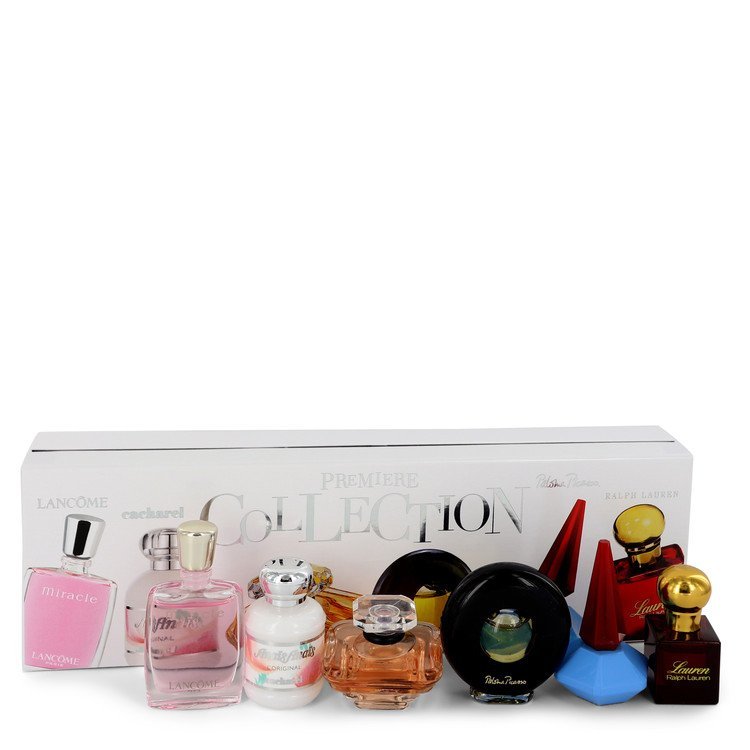 TRESOR by Lancome Gift Set -- Premiere Collection Set Includes Miracle, Anais Anais, Tresor, Paloma Picasso, Lou Lou and Lauren all are travel size minis. for Women - Thesavour