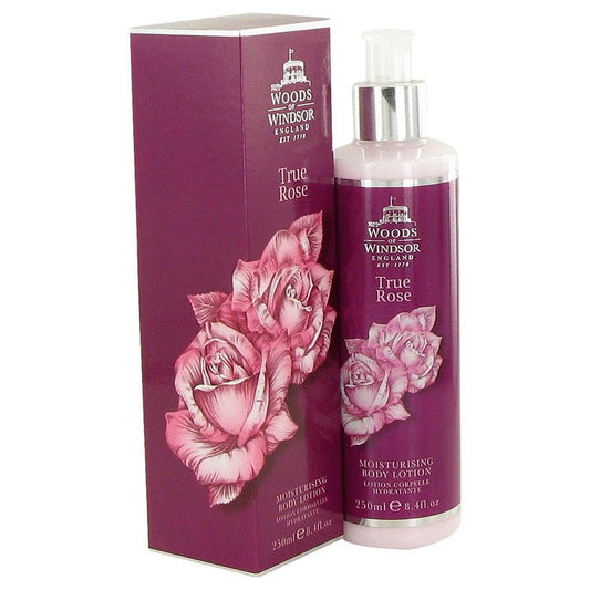 True Rose by Woods of Windsor Body Lotion 8.4 oz for Women - Thesavour