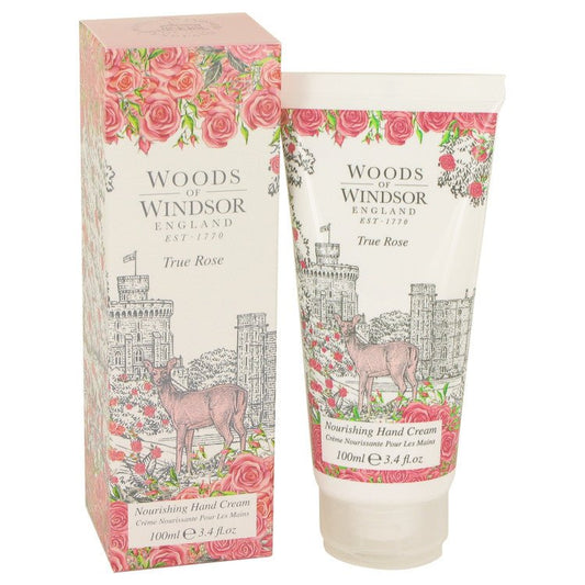 True Rose by Woods of Windsor Hand Cream 3.4 oz for Women - Thesavour