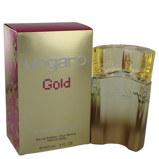 Ungaro Gold by Ungaro Eau De Toilette Spray 3 oz for Women - Thesavour