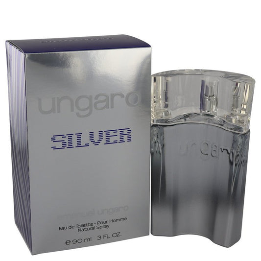 Ungaro Silver by Ungaro Eau De Toilette Spray 3 oz for Men - Thesavour