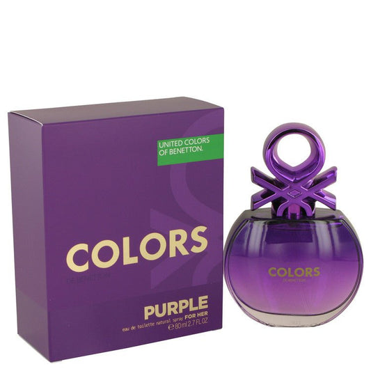 United Colors of Benetton Purple by Benetton Eau De Toilette Spray 2.7 oz for Women - Thesavour