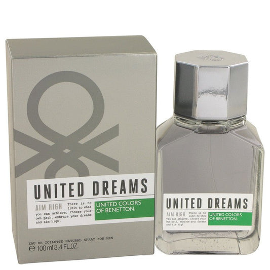 United Dreams Aim High by Benetton Eau De Toilette Spray 3.4 oz for Men - Thesavour